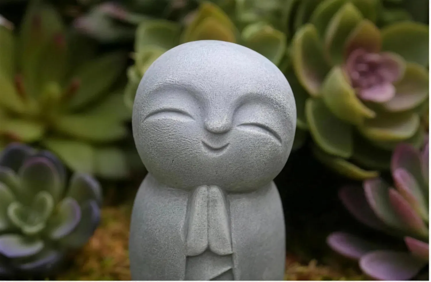 Esprit du Japon Jizo statue japonaise effet pierre