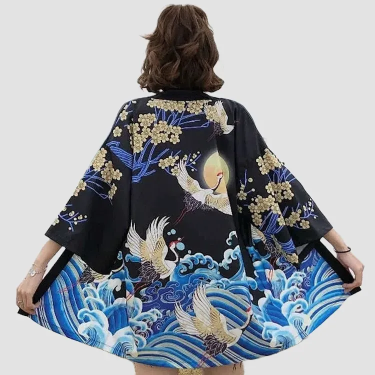 Japon style veste kimono femme été légère