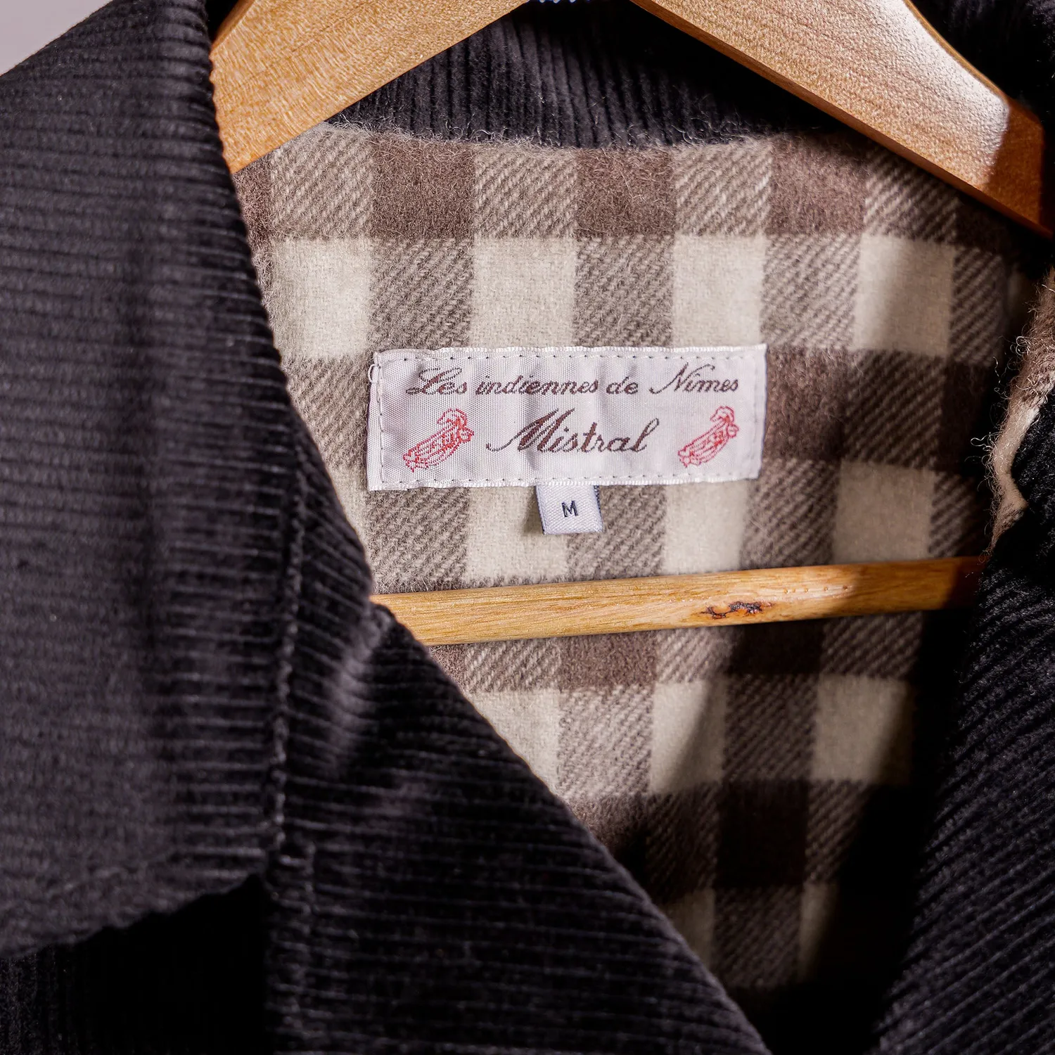 Les Indiennes de Nîmes Coltin veste velours coton