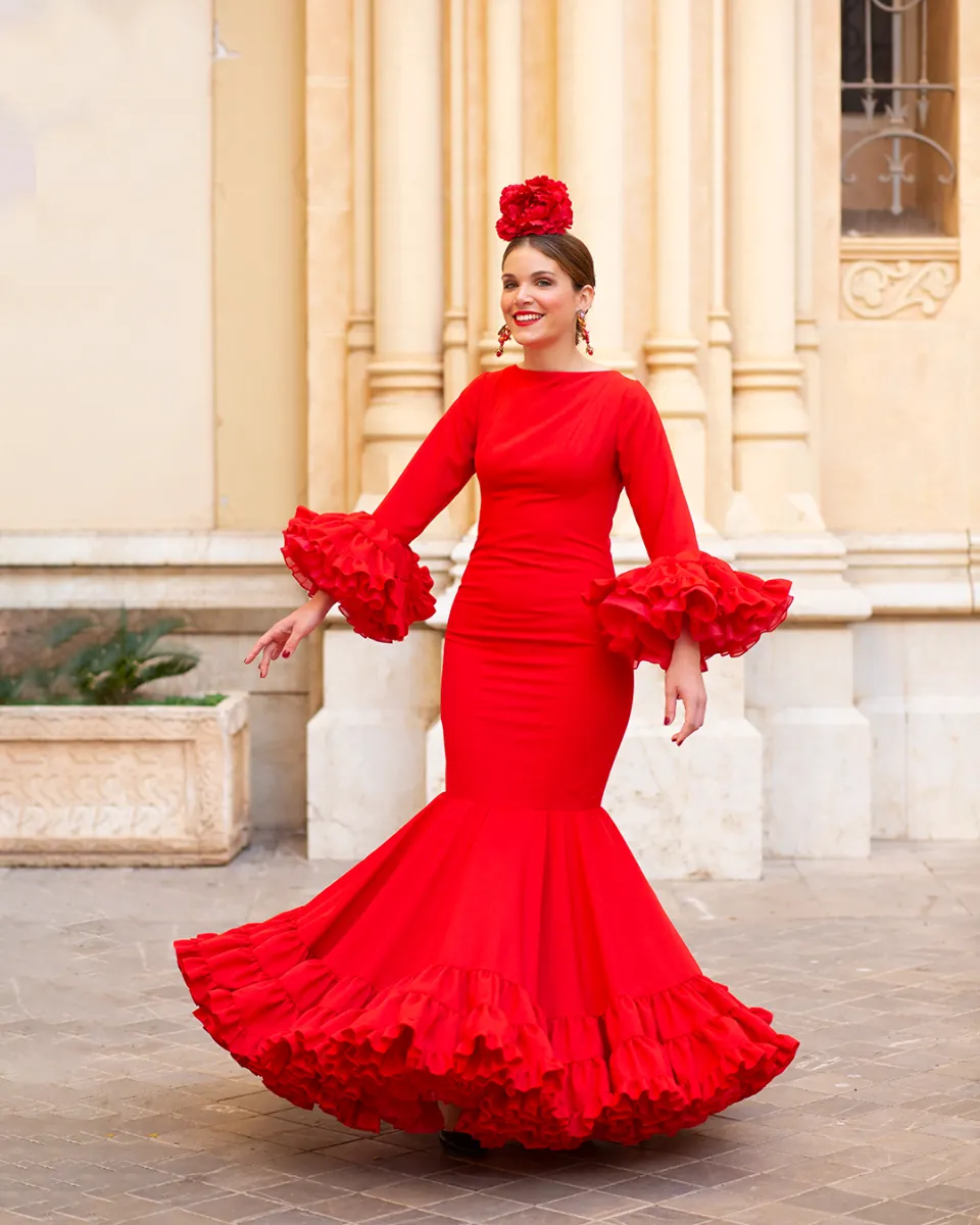 Viva la Feria Leonor robe gitane volants canasteros