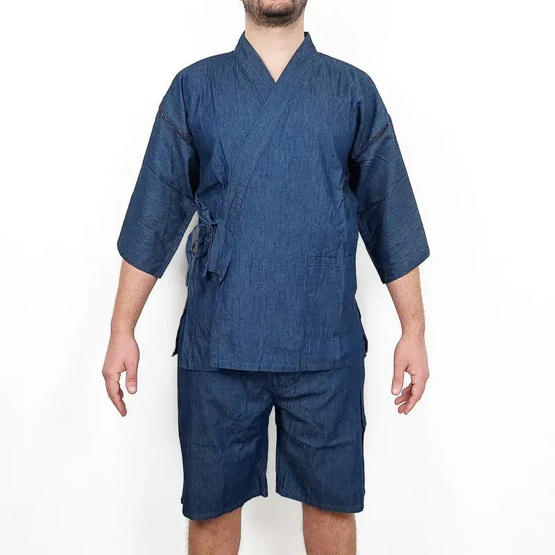 Japon style Jinbei Homme Coton tenue japonaise homme