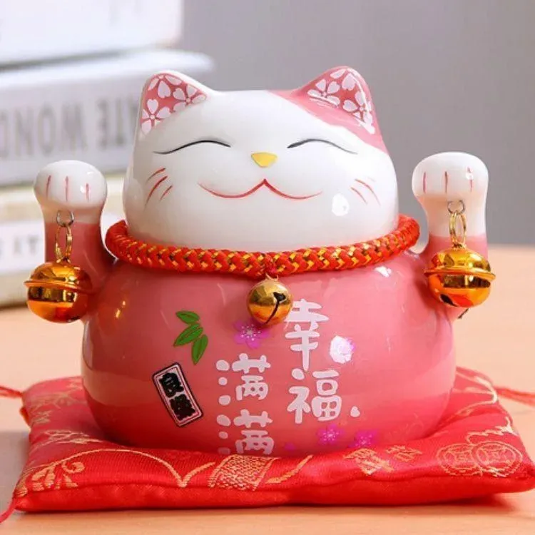 Japon style Maneki Neko tirelire porte-bonheur