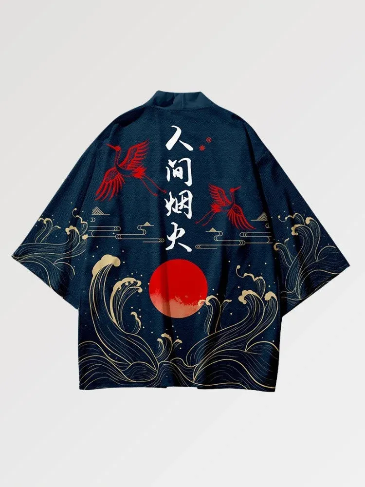 Japon style Haori Okinawa Édition veste japonaise