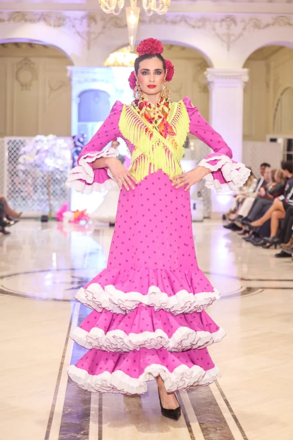 Viva La Feria Triniá robe flamenco à pois