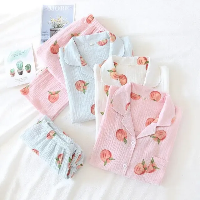 Japon style Pyjama Japonais En Gaze De Coton pyjama