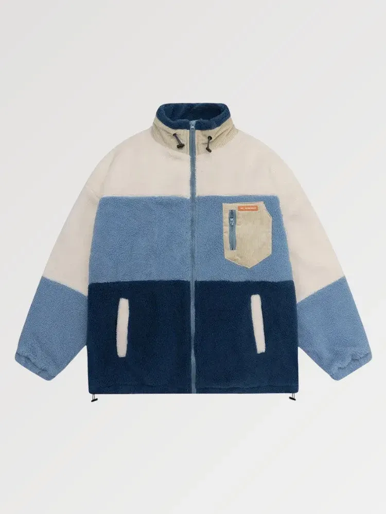 Japon style Mceor veste polaire brodée