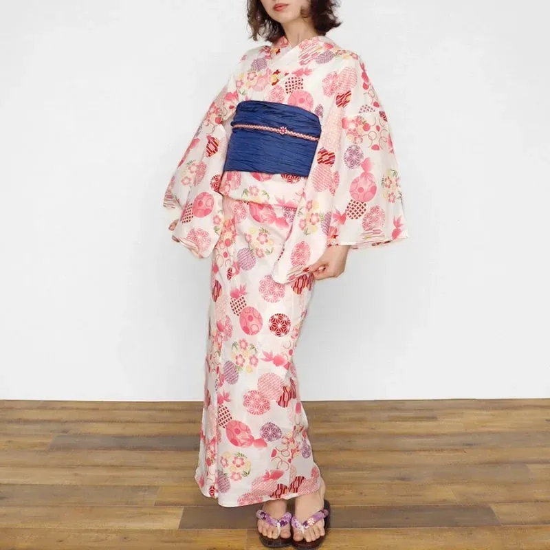 Japon Style Temari Kimono Japonais Femme Pastel