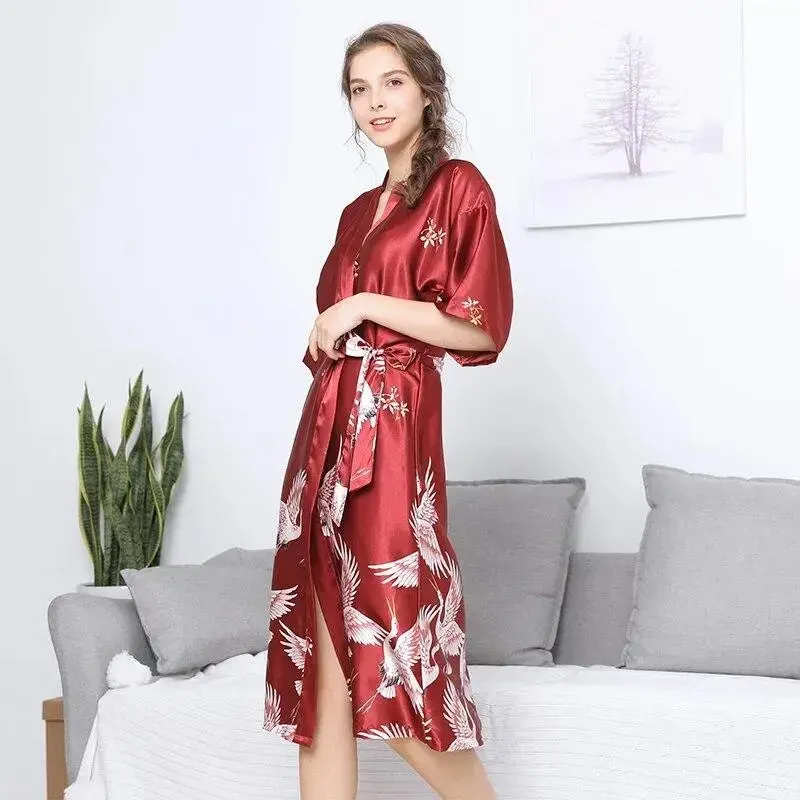 Japon style Long Pyjama Japonais Kimono pyjama