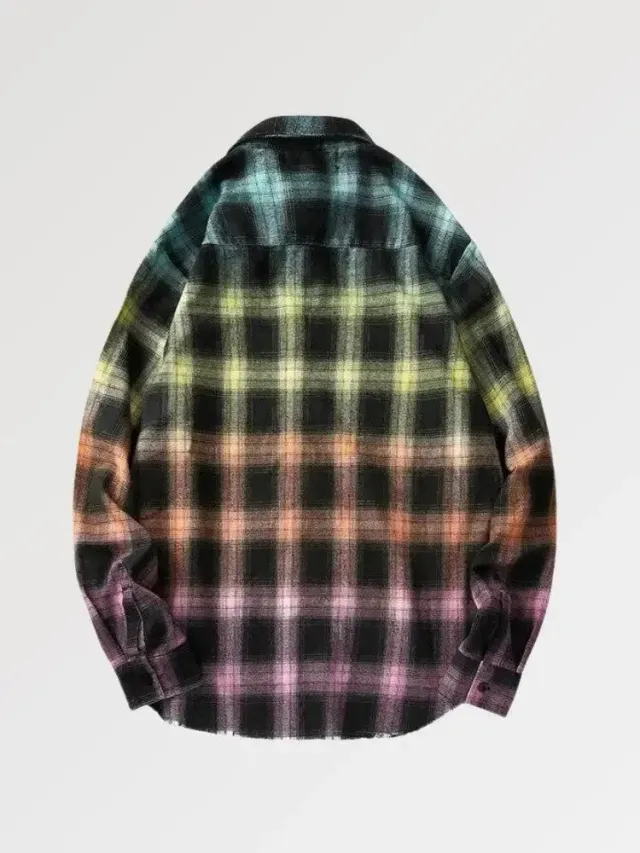 Japon style Chemise Flanelle Homme Carreaux ‘juku’ chemise
