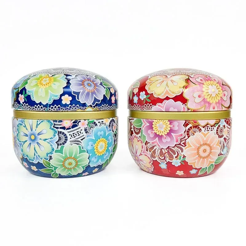 Japon style Fleur Japon lot 2 boîtes à thé fleuries