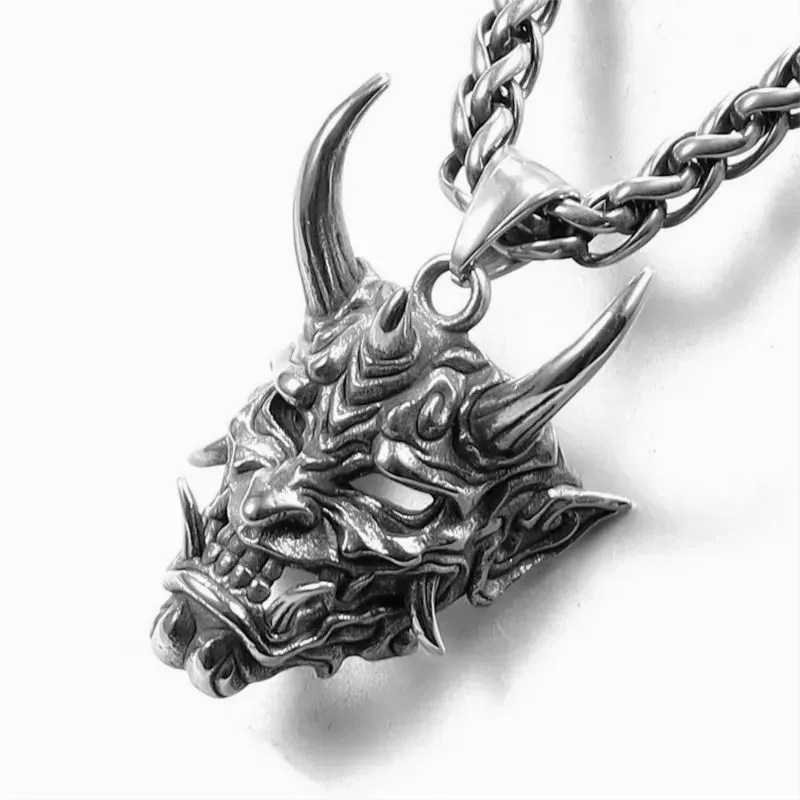 Japon style Collier Croc De Demon Japonais collier