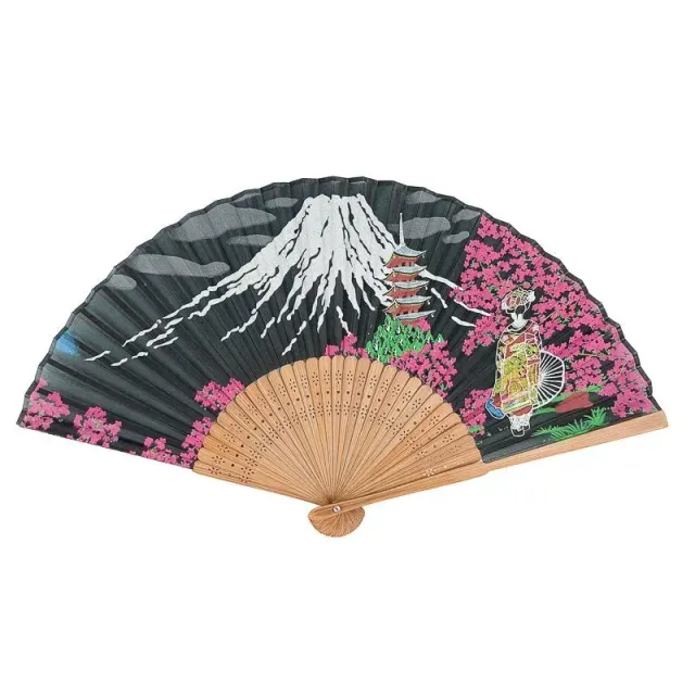 Japon style Éventail En Soie éventail pliable en soie