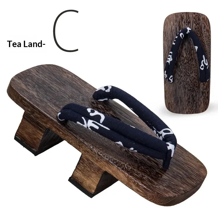 Esprit du Japon Geta japonaise en bois pour homme