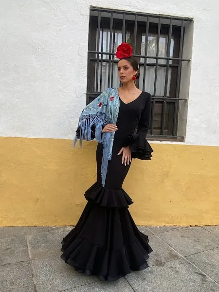 Viva La Feria Juncal robe flamenca canastera