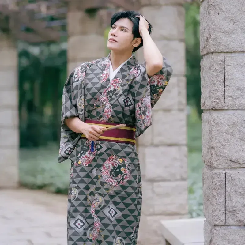 Japon Style Samouraï Atk kimono homme dragon