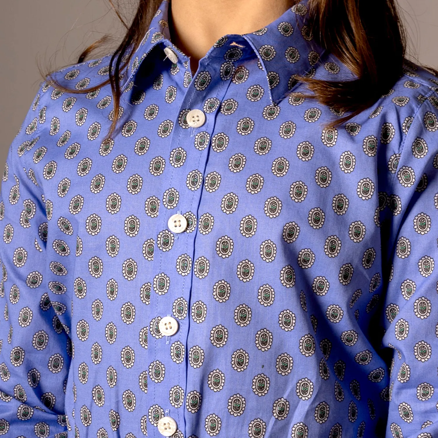 Mistral Les Indiennes chemise Pequelet Médaillon enfant
