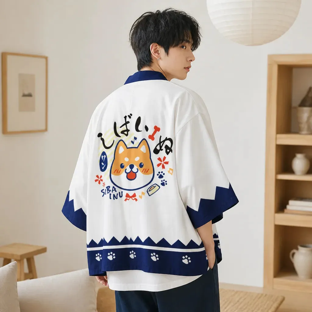 Esprit du Japon Haori Estampe Veste Légère