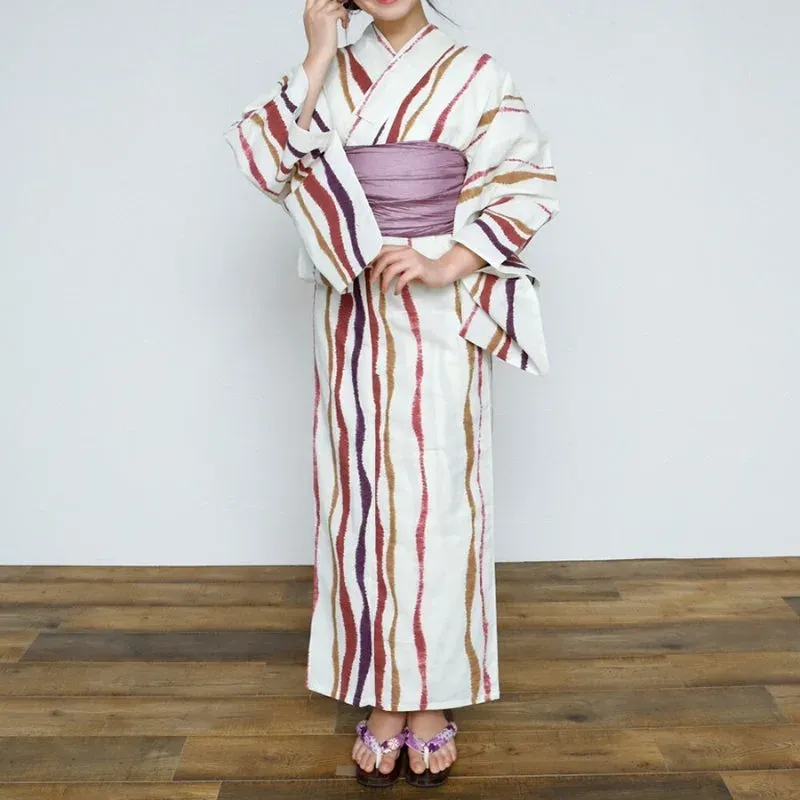Japon style Kimono Japonais Femme Coton coupe ample