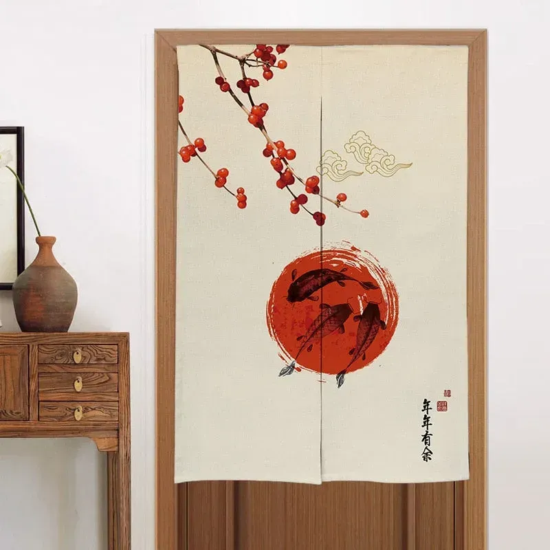 Japon style panneau japonais rideau motif zen