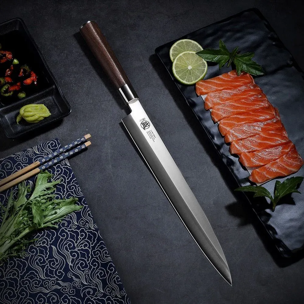 Japon style Sakari Takohiki couteau sashimi acier inox