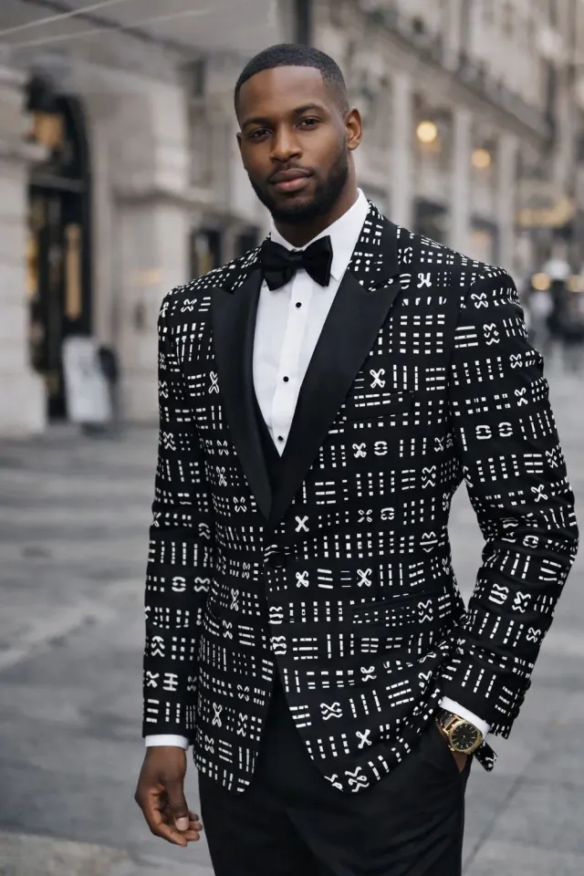 KAVAZI African Print Blazer blazer homme
