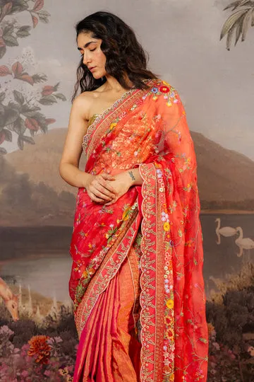 Rahul Mishra Seer top corset brodé main doré