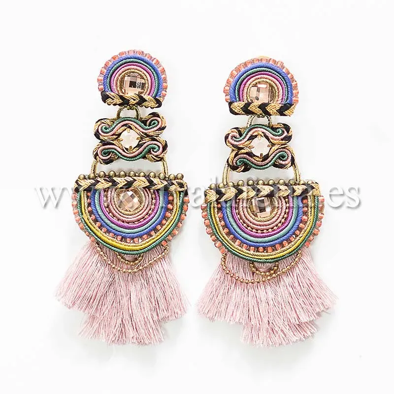 Candela de Reina Mohana boucles d'oreilles flamenco artisanales