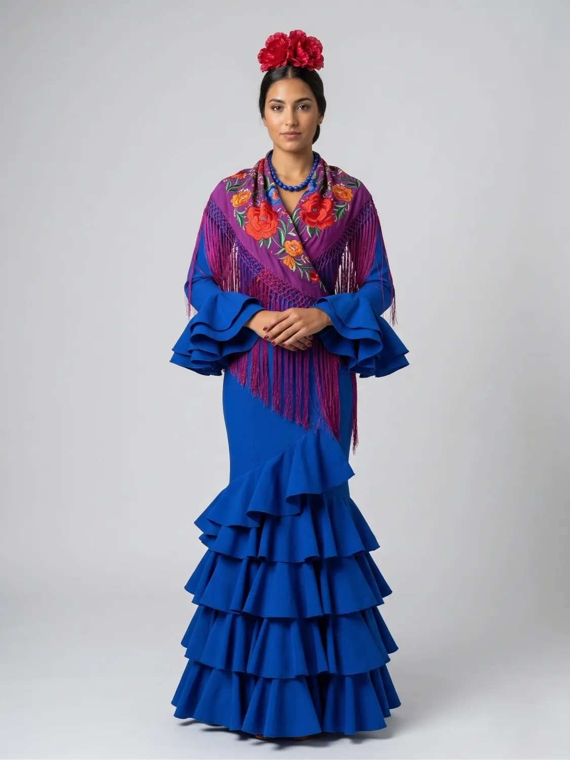 VIVA LA FERIA robe flamenca stretch