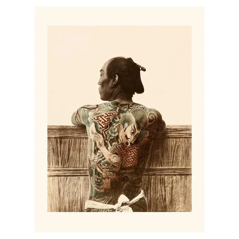 Japon style affiche tatouage japonais irezumi