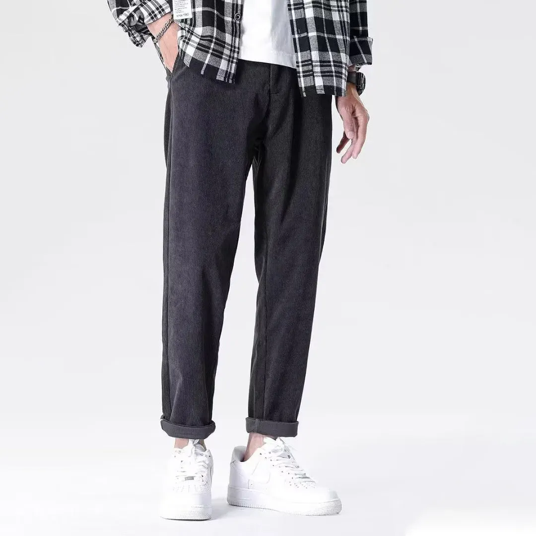 Japon style Satoko Pantalon en velours côtelé