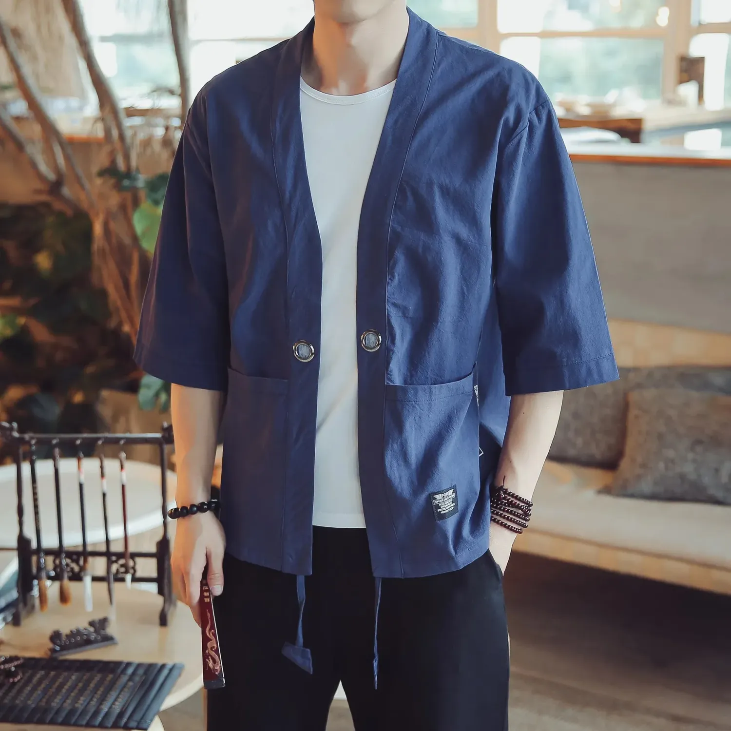 Japon style kimono homme streetwear