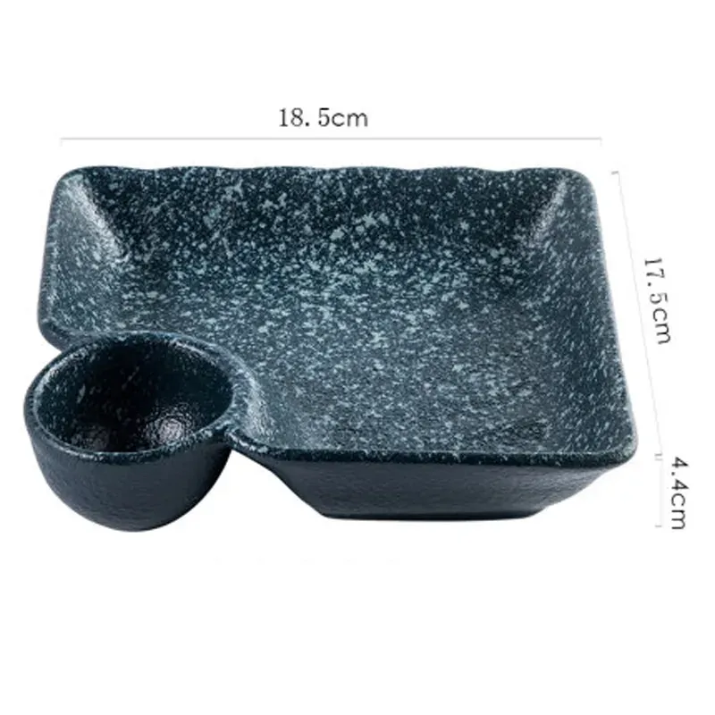 Japon style assiette japonaise bleue motif délicat