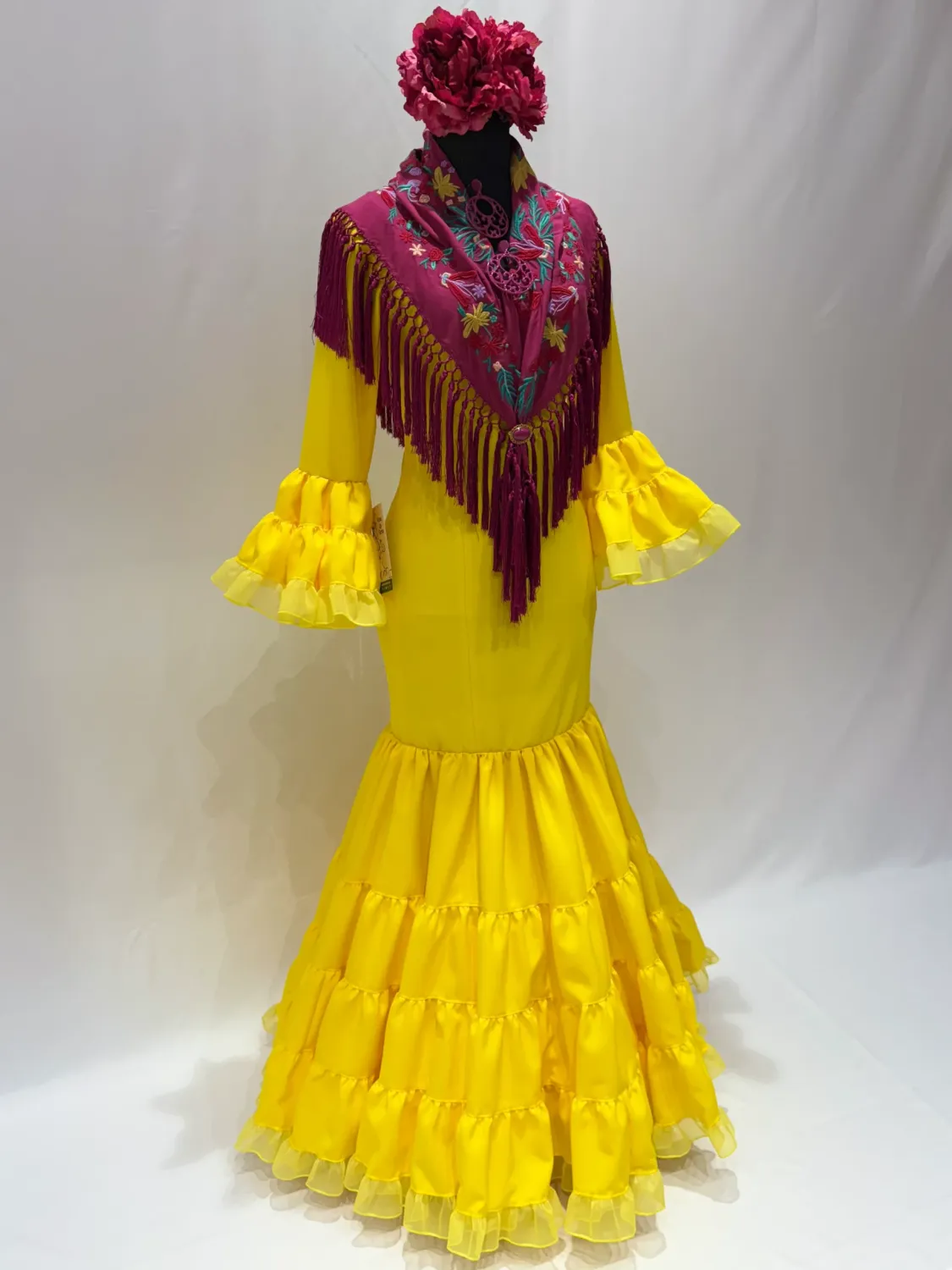 Viva La Feria Canastero robe gitane jaune canastero