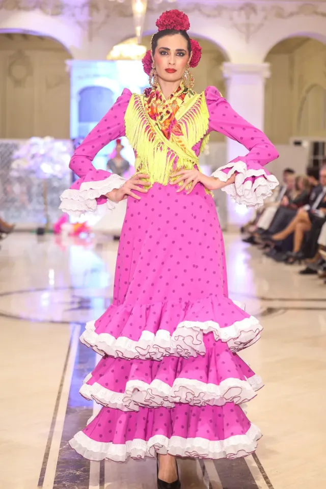 Viva La Feria Triniá robe flamenco à pois
