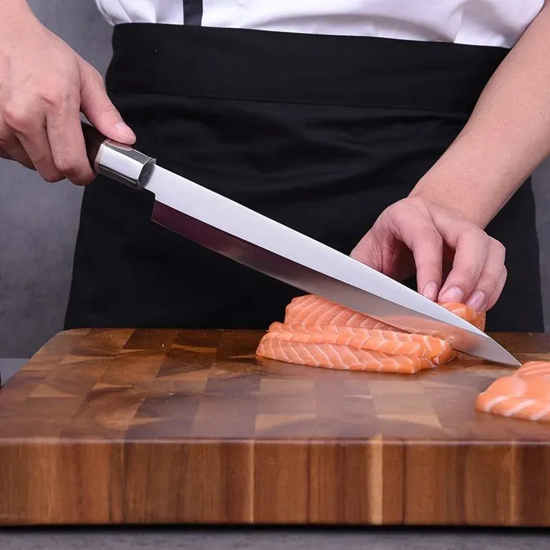 Japon style Akita couteau yanagiba sushi inox