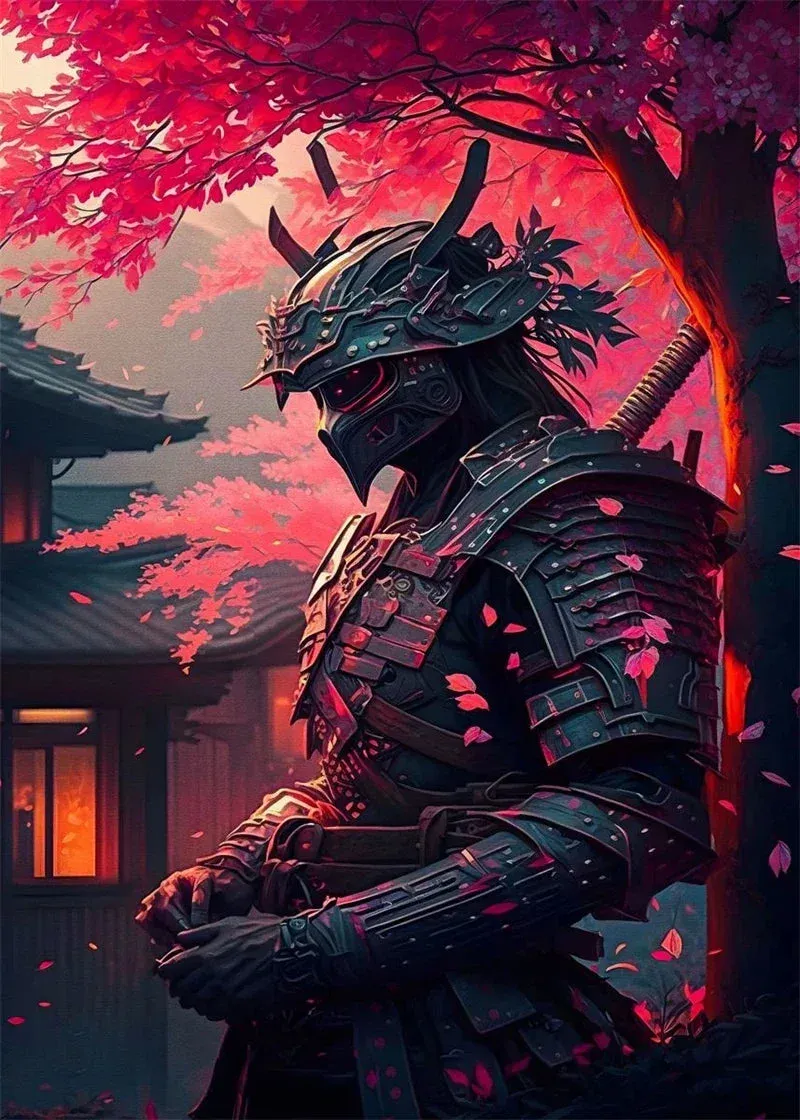 Japon style Samouraï tableau décoratif