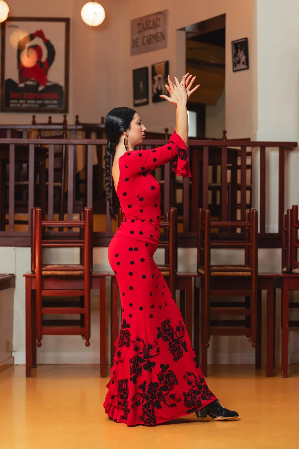 VIVA LA FERIA-MODA FLAMENCA Morente jupe flamenco imprimée