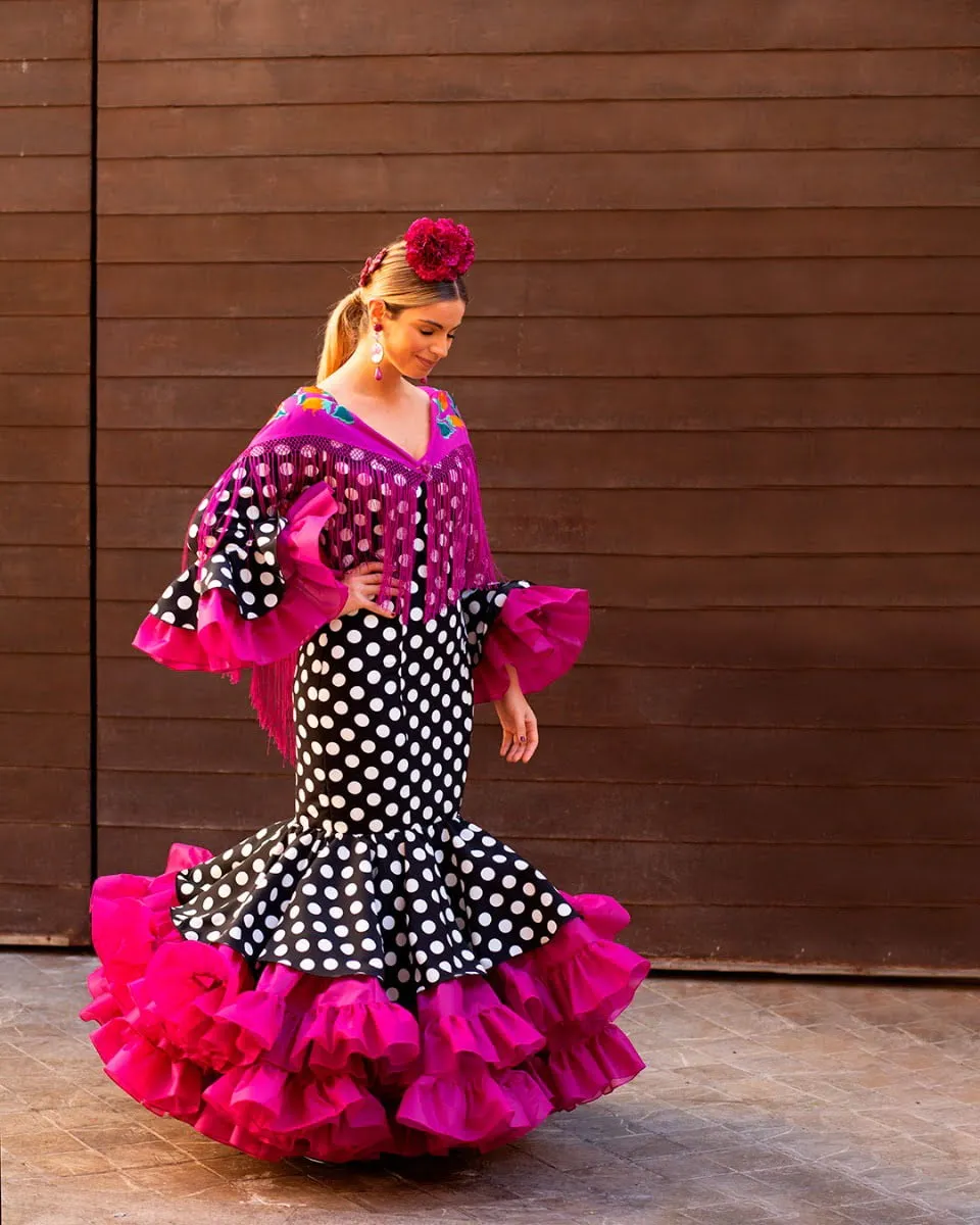 VIVA LA FERIA Palacios robe gitane canastera femme