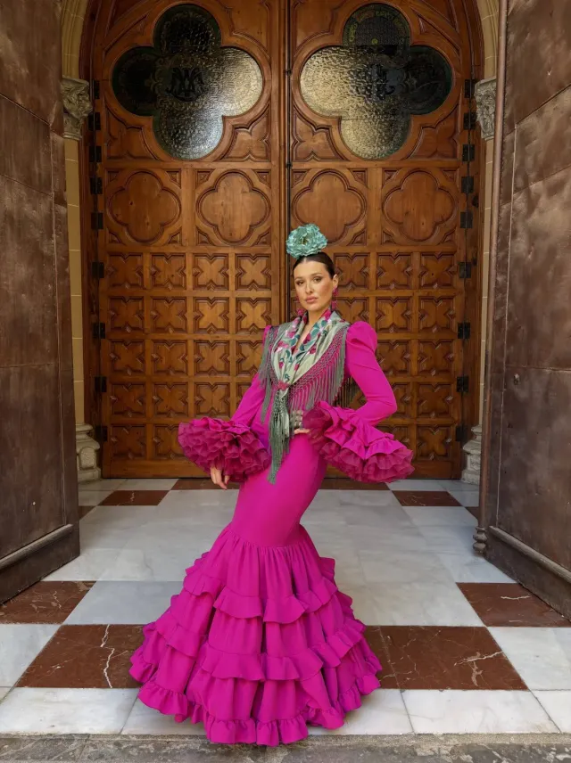 Viva la Feria Canastero robe gitane or canastera