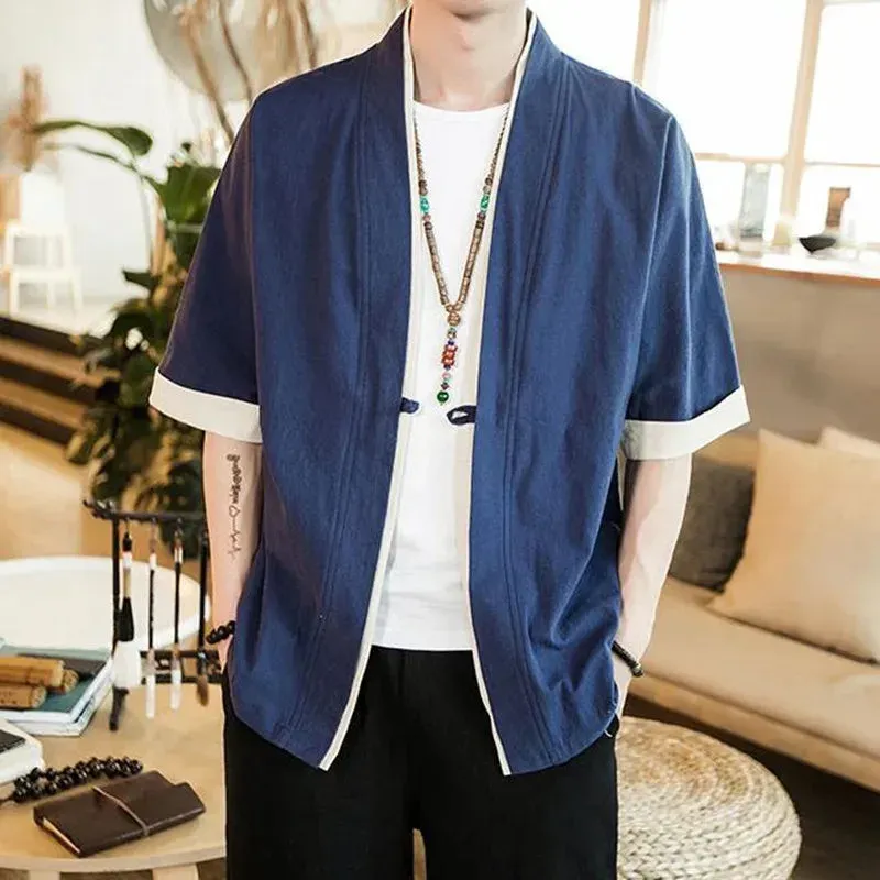 Japon style Veste Kimono Homme Moderne veste kimono