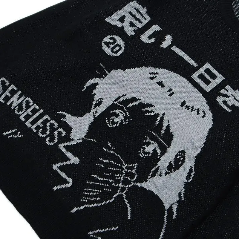 Japon style Kawaii ‘senseless’ sweatshirt