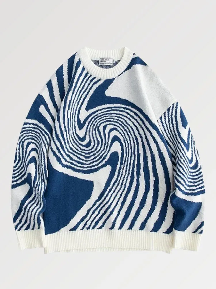 Japon style Illusion Okira pull coton oversize