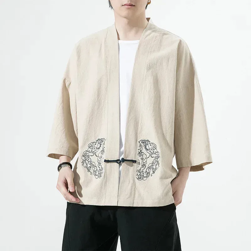 Japon style veste kimono homme ample