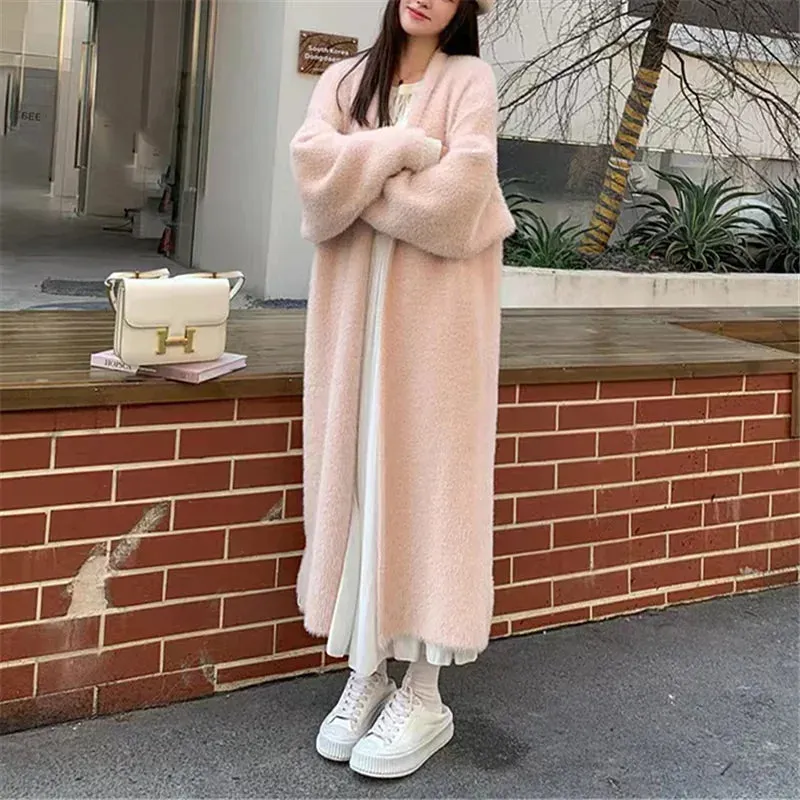 Esprit du Japon Cardigan long kimono maille douillette