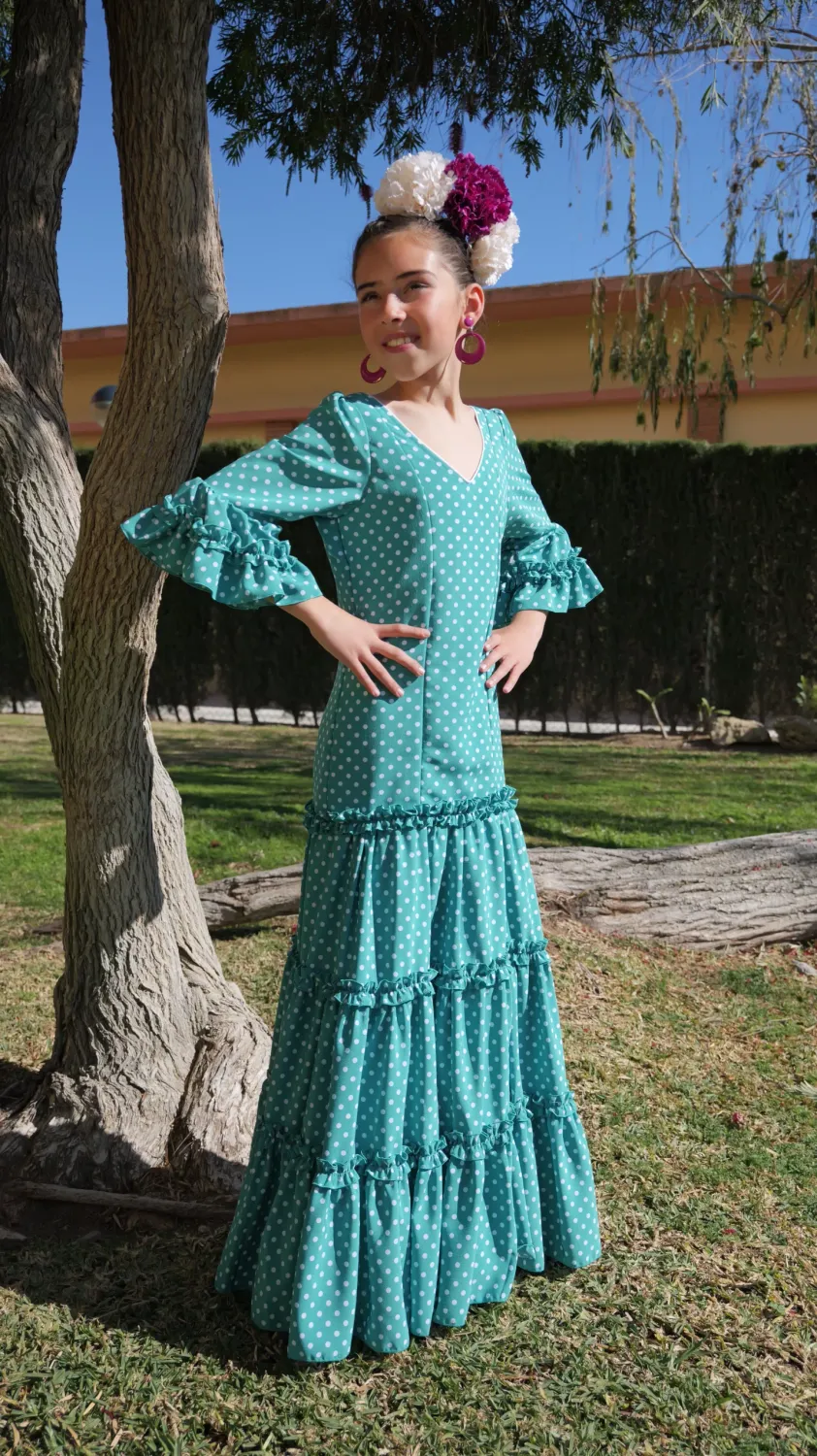 Viva la Feria Bolonia robe flamenca fille canastero