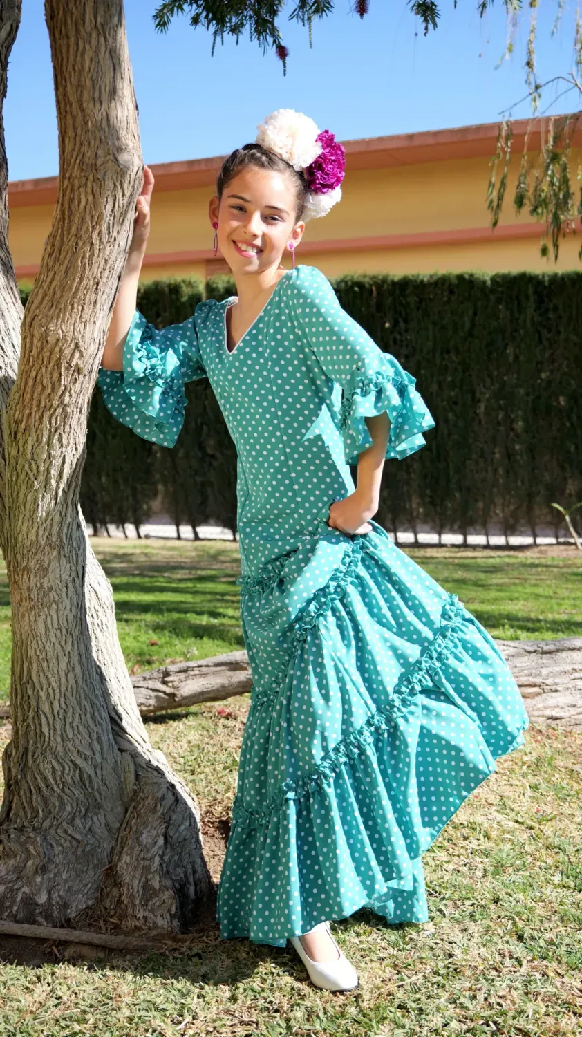 Viva la Feria Bolonia robe flamenca fille canastero