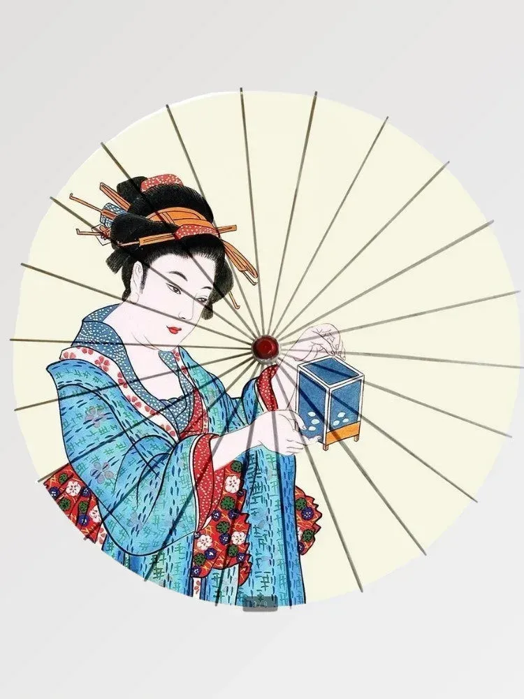 Japon style shika parapluie japonais geisha