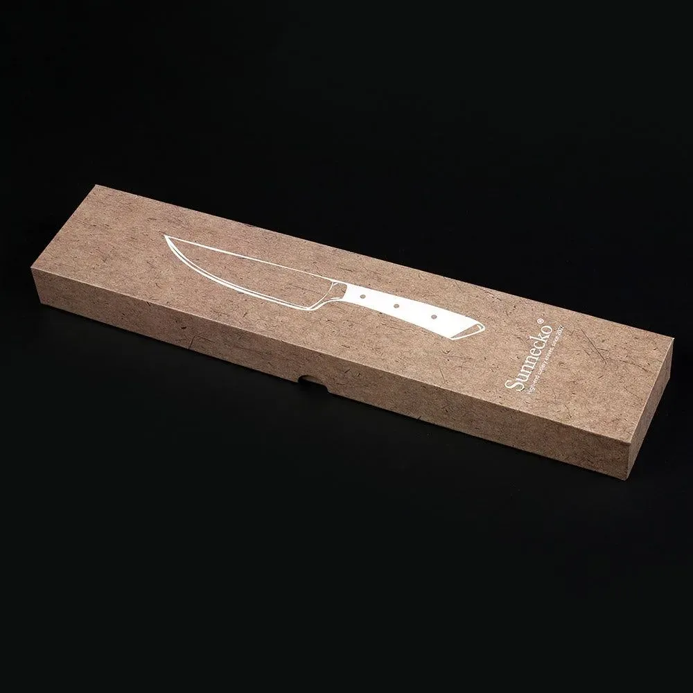 Japon style Damascus Santoku Knife Nanae couteau japonais