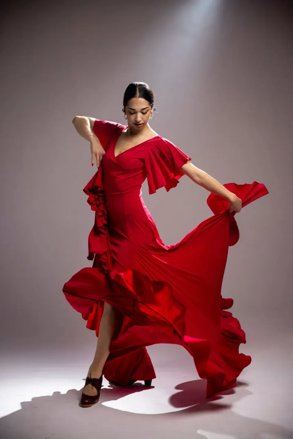 Viva La Feria Olas robe flamenca danse point élastique