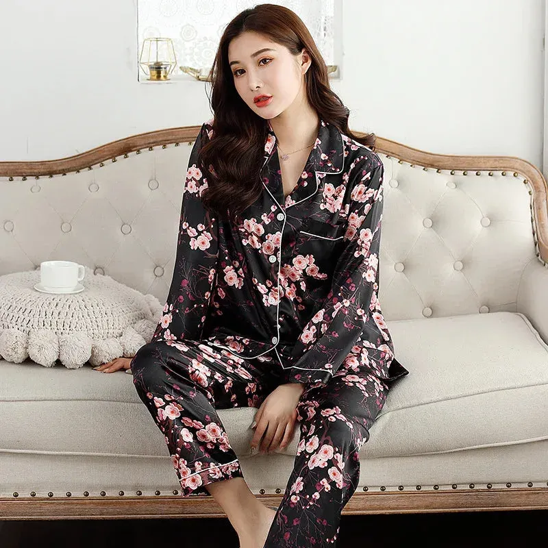 Japon style Pyjama Femme Style Japonais motifs raffinés